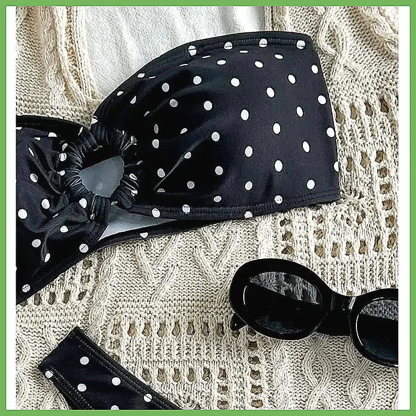 Classic Dot Brazilian Bikini Set