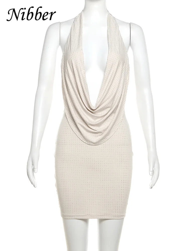 Studded Bodycon Mini Dress