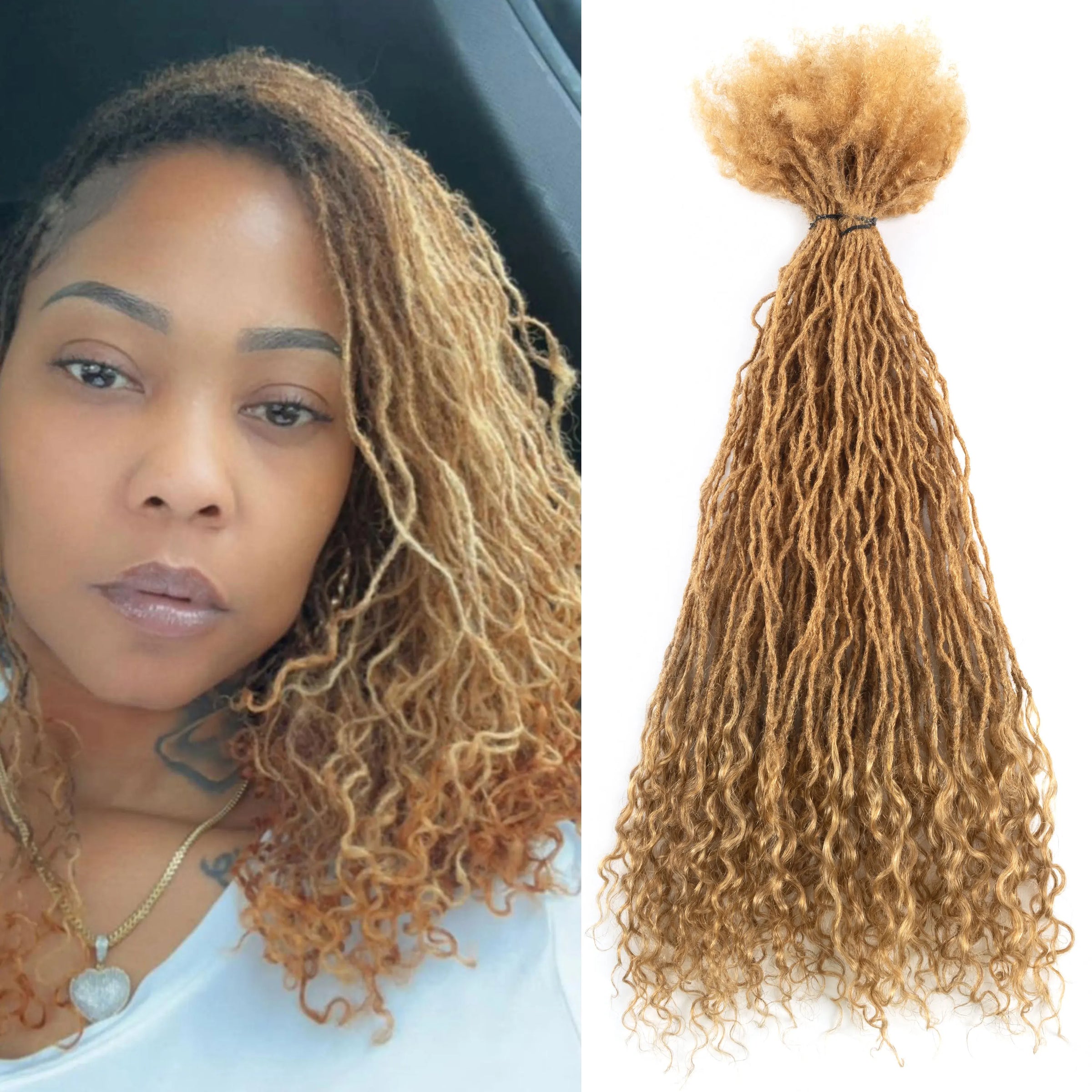 #27 Inter Curly Crochet Loc Extensions