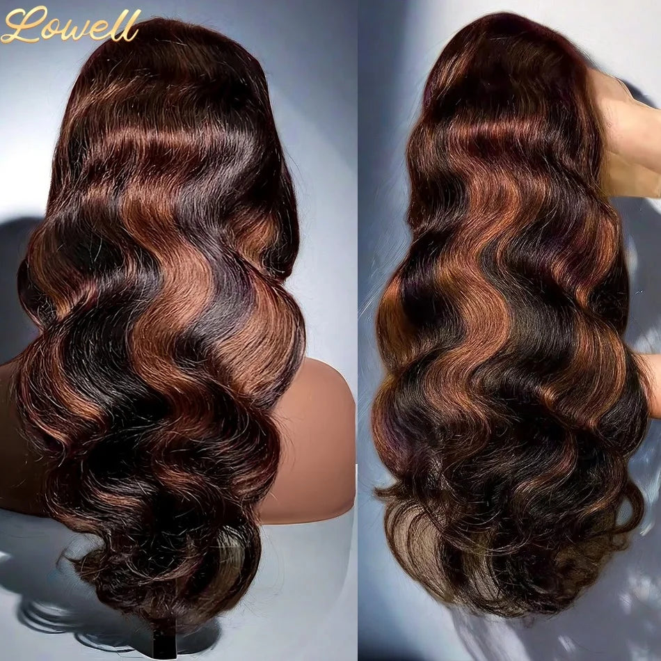 1B/30 Highlight Body Wave HD Lace Wig – 13x4 & 13x6 | 200% 230% 260% Density