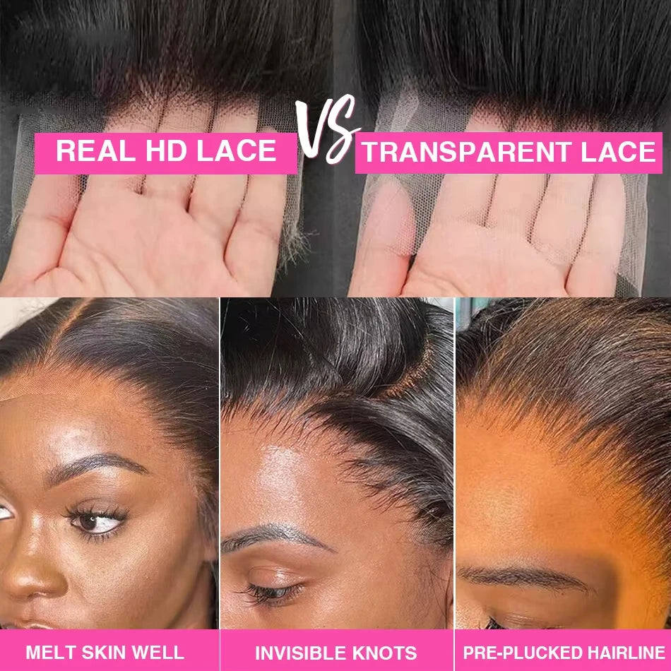 Body Wave HD Lace Wig – Natural Black 13x4 & 13x6