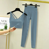 Seamless High-Waist Yoga Set