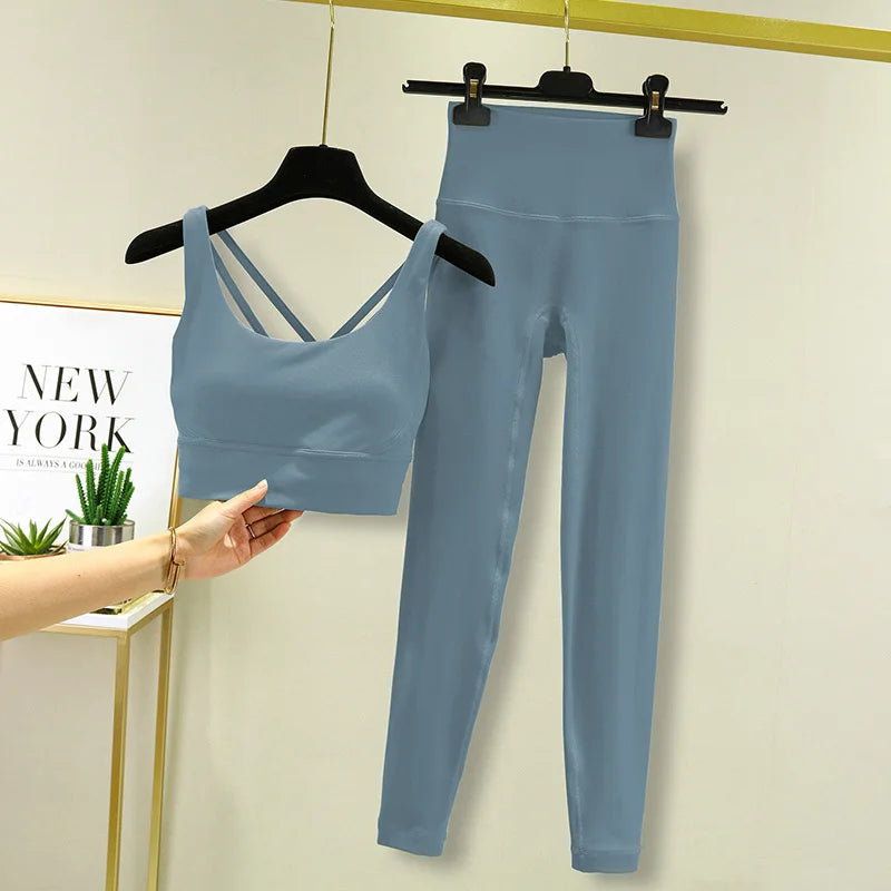 Seamless High-Waist Yoga Set
