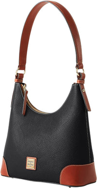 Handbag, Pebble Grain Small Hobo