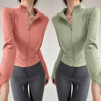 Long Sleeve Zip Yoga Jacket