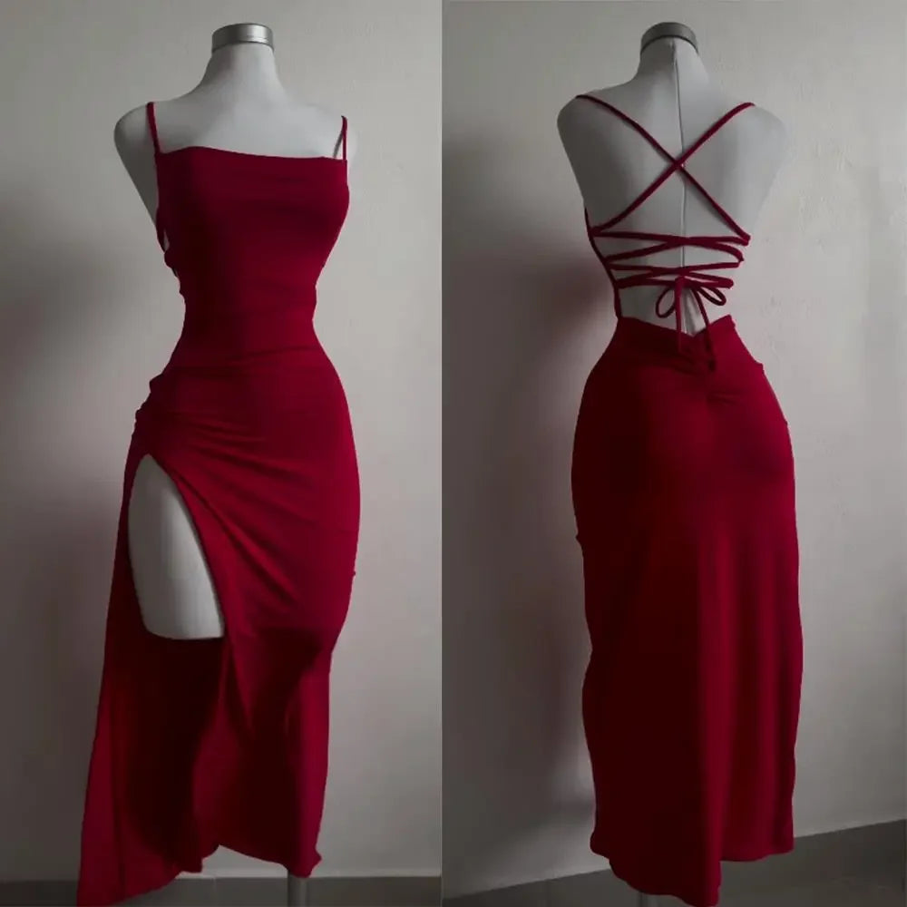 Halter Strap Bodycon Mini Dress