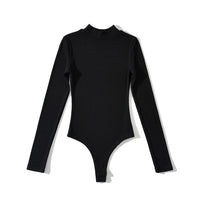 Ribbed Long Sleeve Fleece-Lined Bodysuit