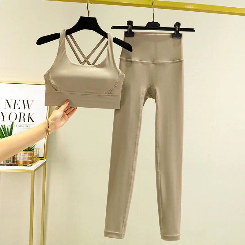 Seamless High-Waist Yoga Set