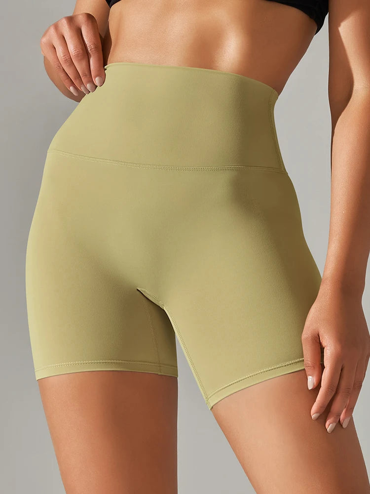 High Waist Squat-Proof Yoga Shorts