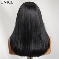 Yaki Straight Glueless Wig – 7x5 HD Lace with Feathered Layers