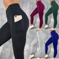 High Waist Butt-Lifting Yoga Leggings with Pocket