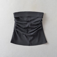 Strapless Tank Top & Mini Skirt Set