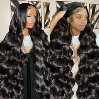 Natural Black Body Wave HD Lace Wig – 13x4 | 13x6 | 7x6 | 360 | 220% Density