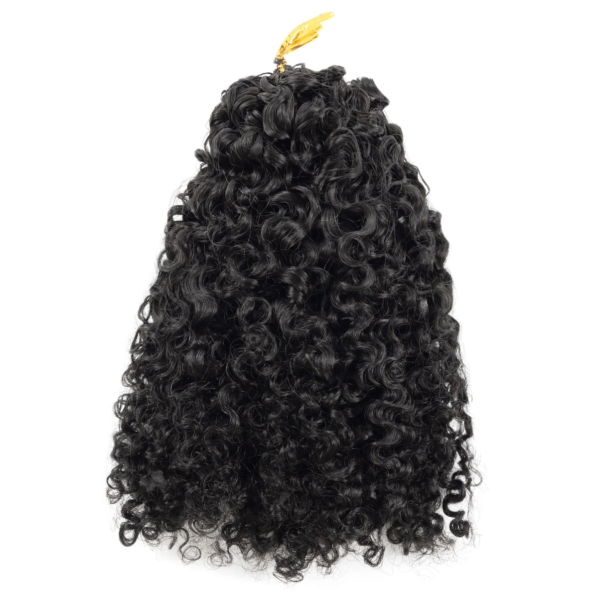 Soft Fashion Feather Crochet Hair Extensions 100% Human Hair Crochet Curly for Braiding Hair Extensions