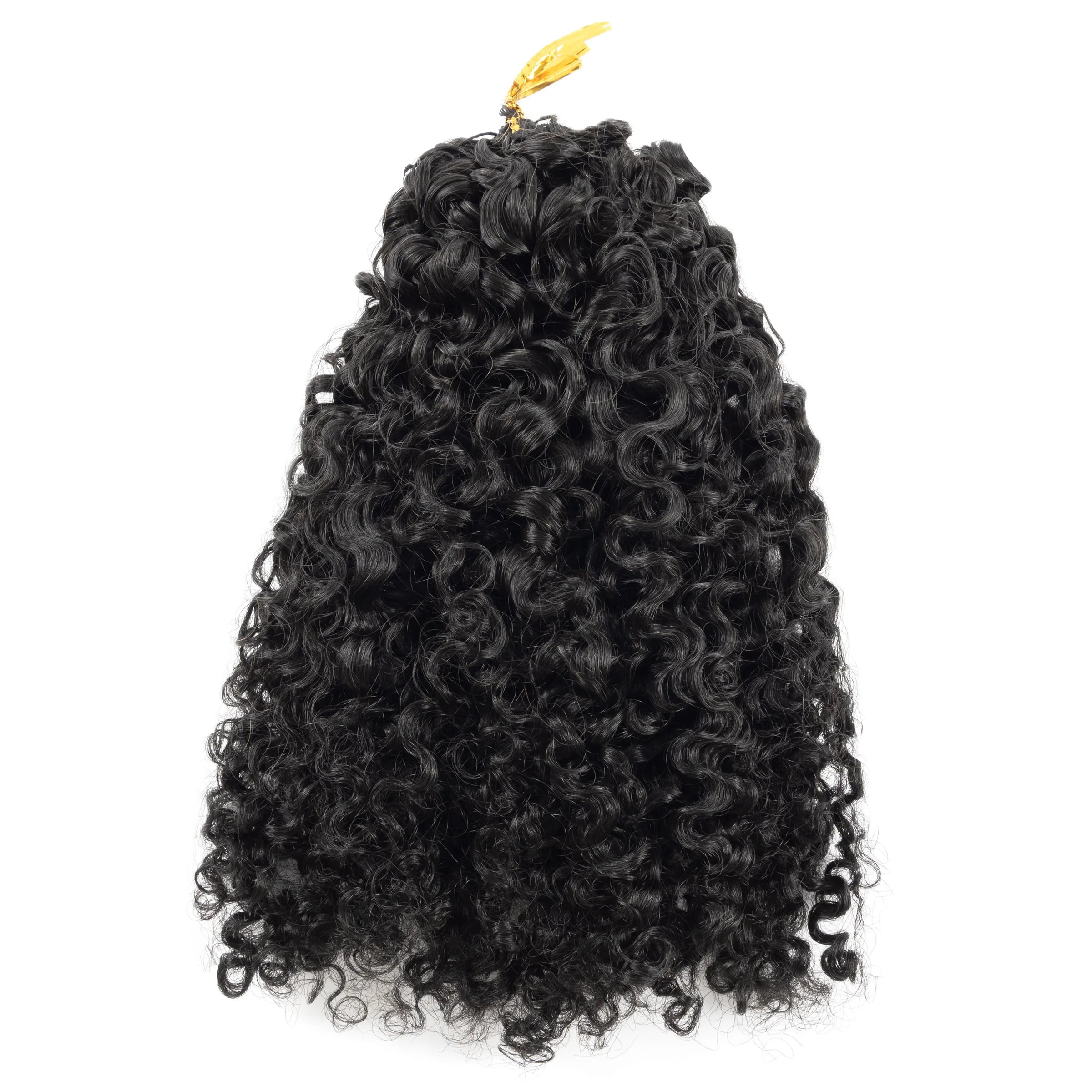 Soft Fashion Feather Crochet Hair Extensions 100% Human Hair Crochet Curly for Braiding Hair Extensions