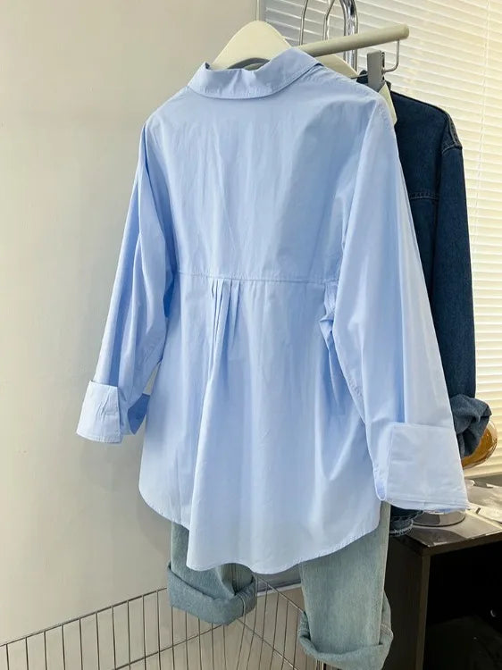 Blue Collar Loose Sun Protection Shirt