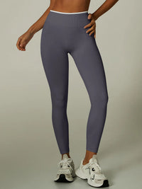 Color Contrast Backless Seamless Yoga Set