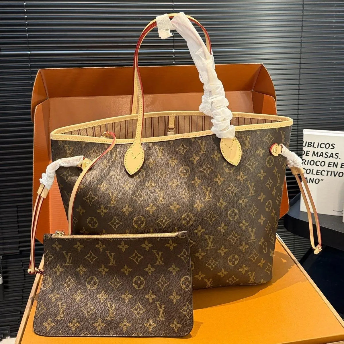 Designer Bag Tote Bag Woman Large Handbags Leather Shopping Purse Women High Quality Luxury Classic Flower Checked Shoulder Bag MM Size Handbags Travel Bag 5A