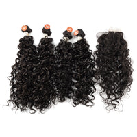 Color #2 Synthetic Curly Lace Hair Bundles