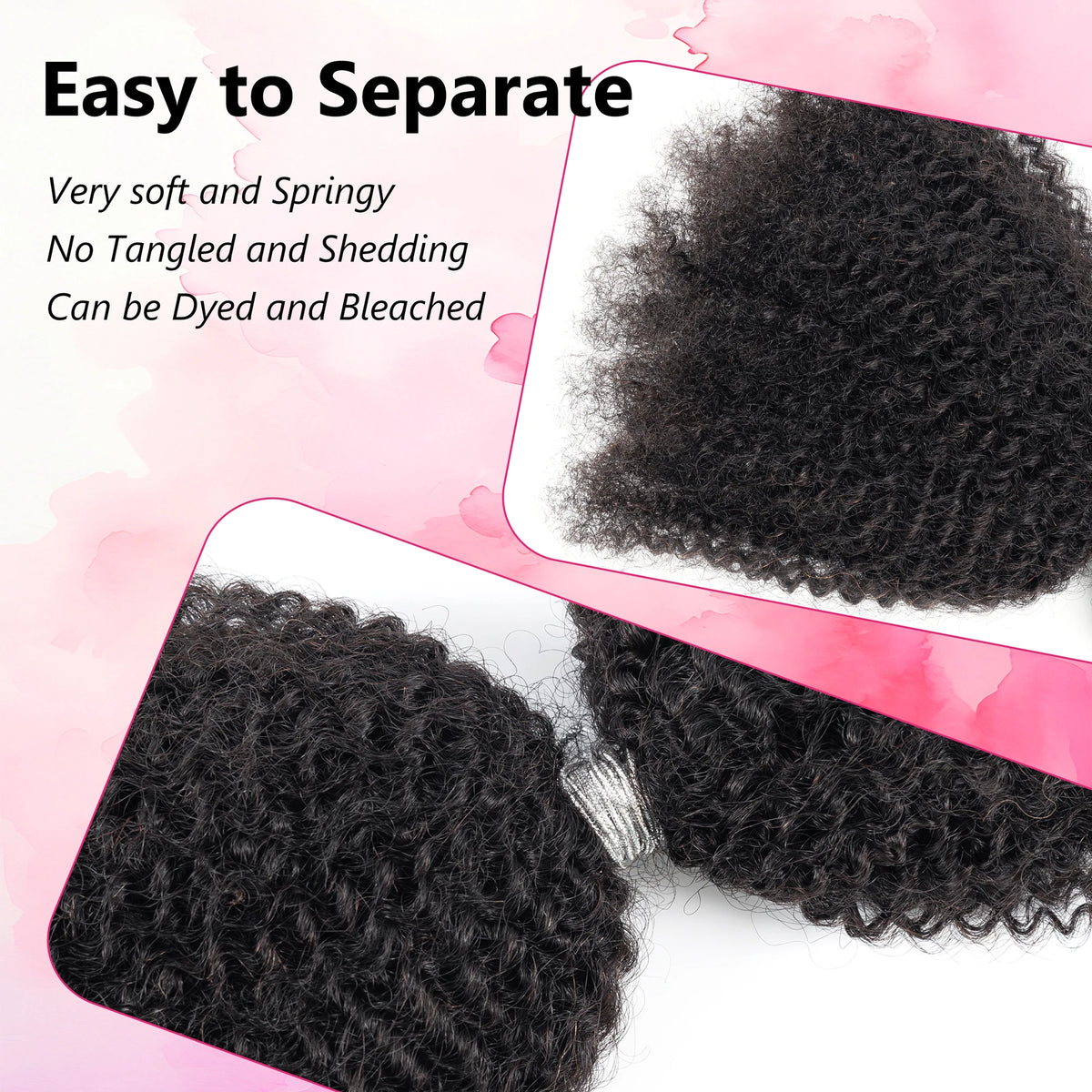 27-1B-27 Human Hair Kinky Twist Extensions