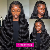 Natural Black Body Wave HD Lace Wig – 5x5 | 13x4 | 13x6 | 150% & 180% Density
