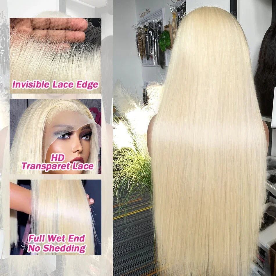 613 Blonde Straight HD Lace Wig – 13x4 & 13x6
