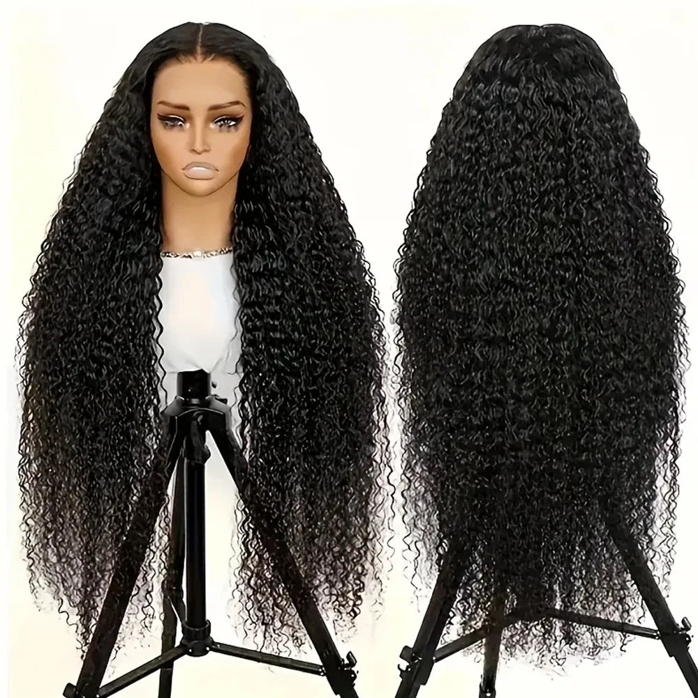 Jerry Curly HD Lace Wig – 250% Density | 13x4 & 13x6 Brazilian Human Hair