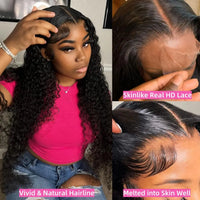 Deep Wave Glueless HD Lace Wig – 4x4 & 5x5 Closure
