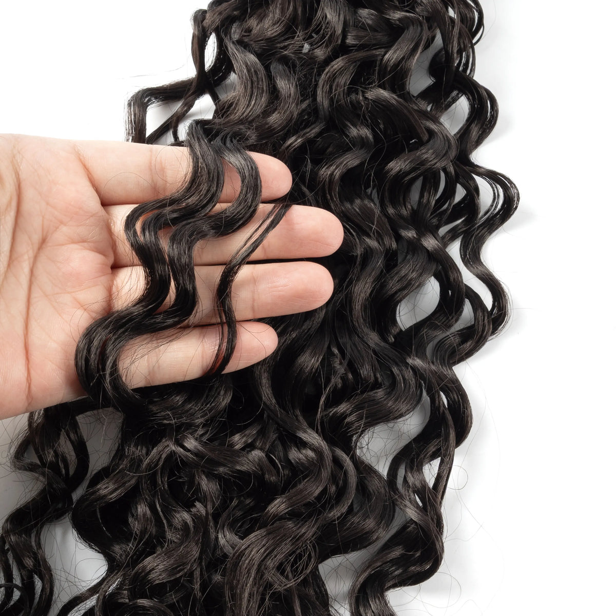 Color #2 Synthetic Curly Lace Hair Bundles