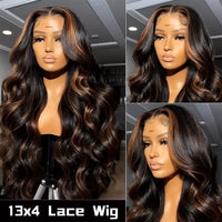 1B/30 Highlight Body Wave HD Lace Wig – 13x4 & 13x6 | 200% 230% 260% Density