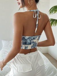 Sleeveless Slim Camisole Crop Top
