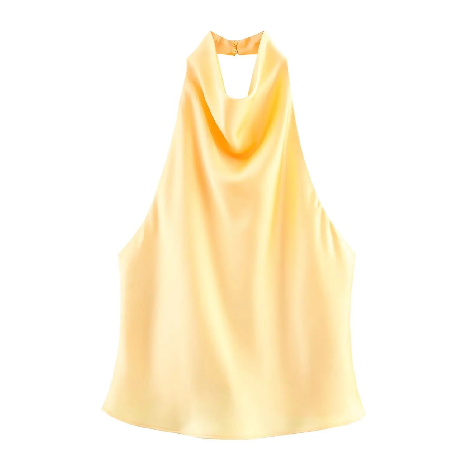 Backless Halter Neck Waistcoat Top
