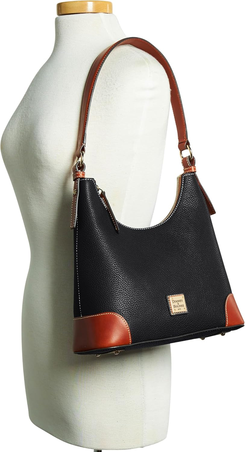 Handbag, Pebble Grain Small Hobo