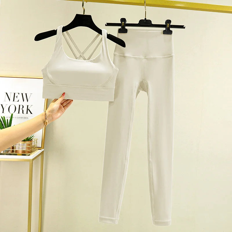 Seamless High-Waist Yoga Set