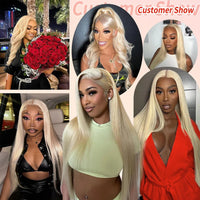 613 Blonde Straight HD Lace Frontal Wig – 13x4 & 13x6