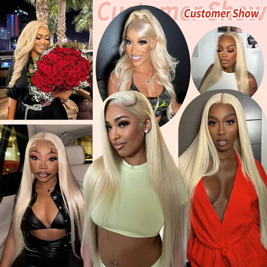 613 Blonde Straight HD Lace Frontal Wig – 13x4 & 13x6