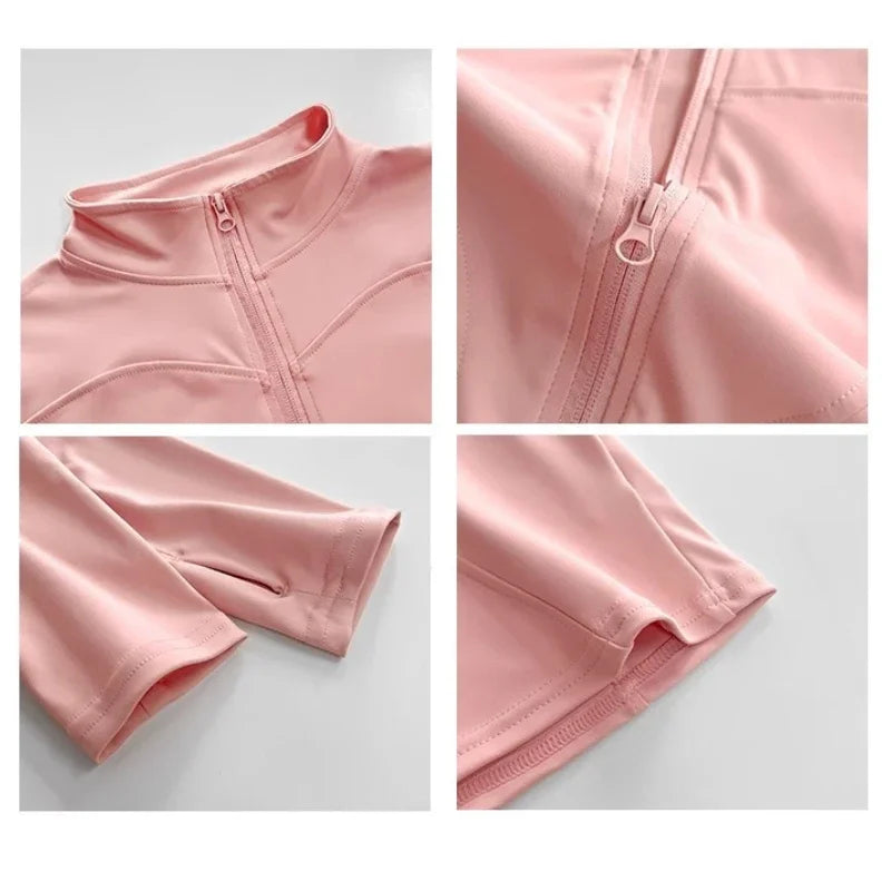 Long Sleeve Zip Yoga Jacket