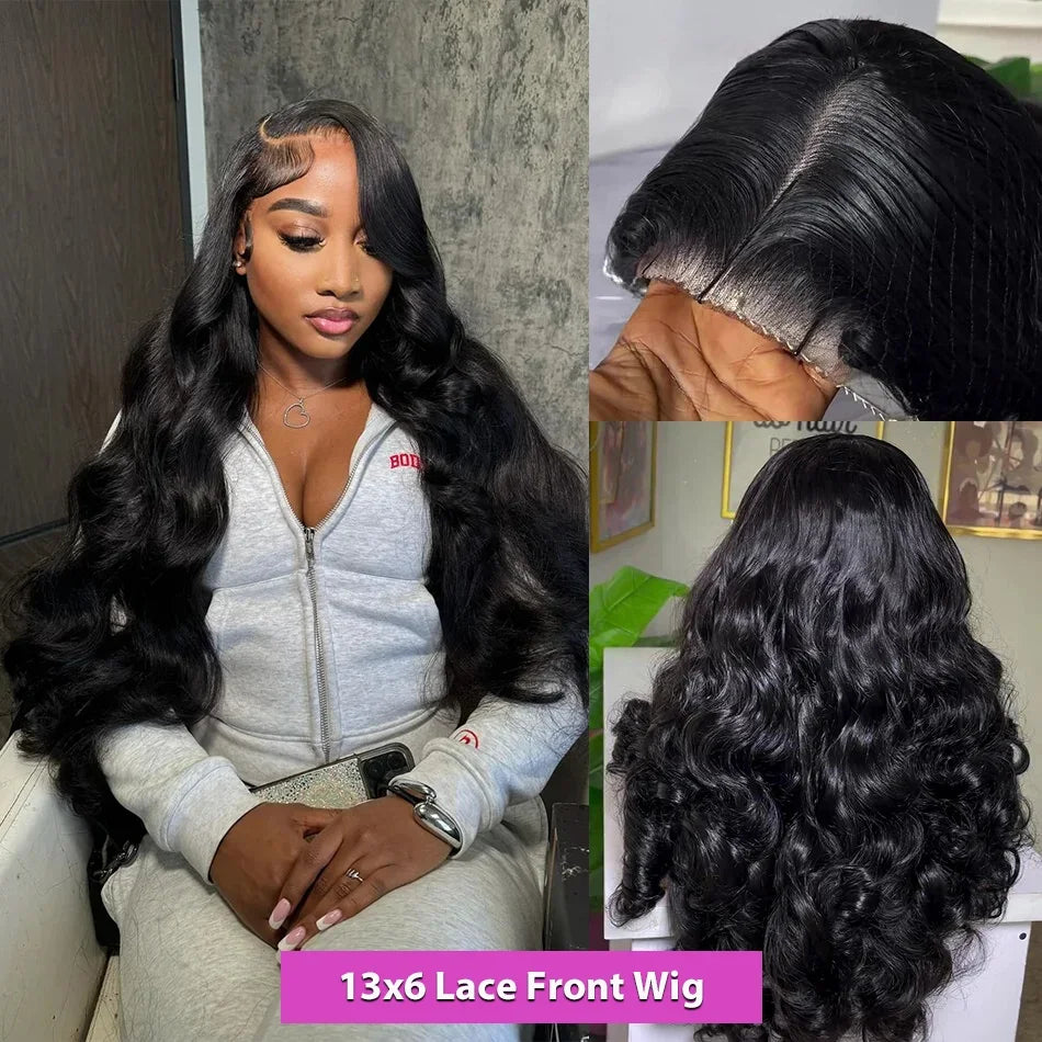 200 Density Body Wave HD Lace Wig – 13x4 & 13x6 Human Hair