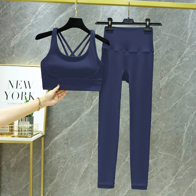Seamless High-Waist Yoga Set