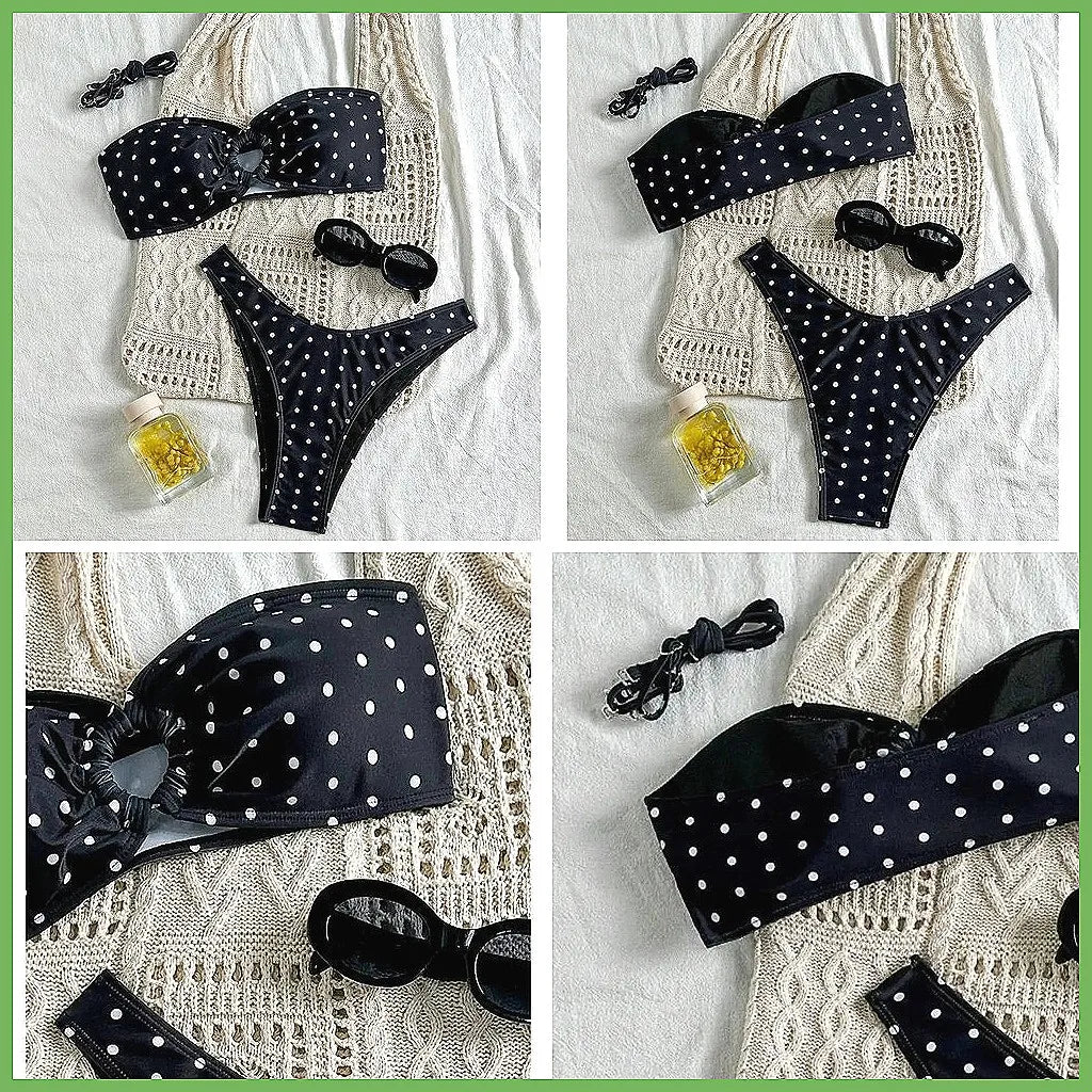 Classic Dot Brazilian Bikini Set