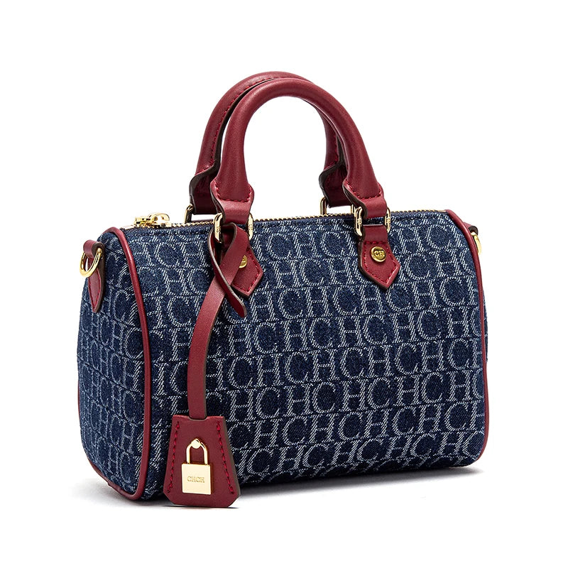 Women'S Shoulder Bag 2025 New Cowboy Splicing Pillow Bag, Casual Party Women'S Handbag