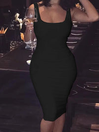 Sleeveless Solid Mini Tank Dress