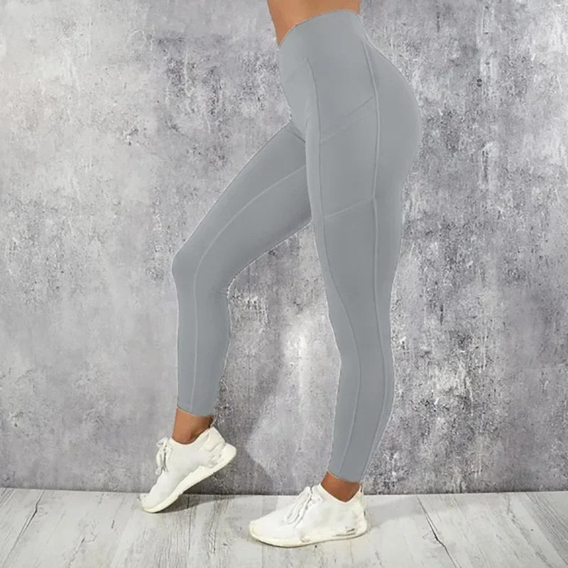 High Waist Butt-Lifting Yoga Leggings with Pocket