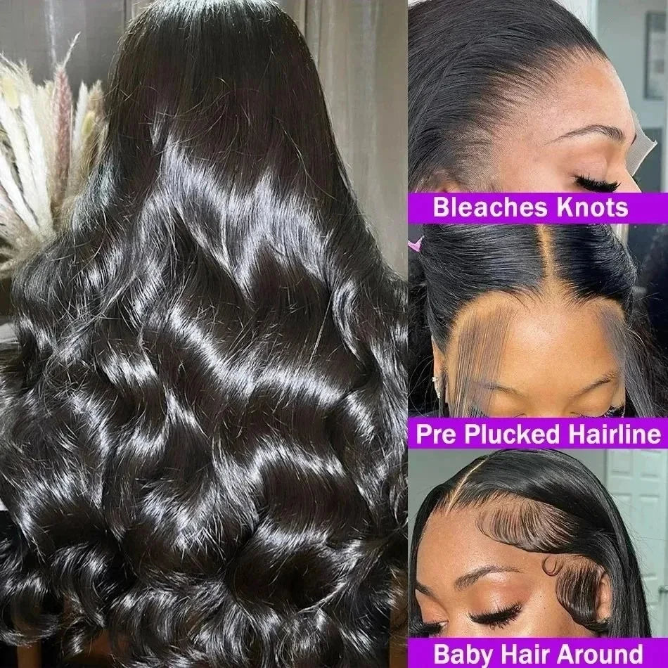 Body Wave HD Lace Wig – Natural Black 13x4 & 13x6