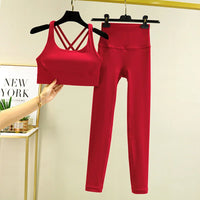 Seamless High-Waist Yoga Set