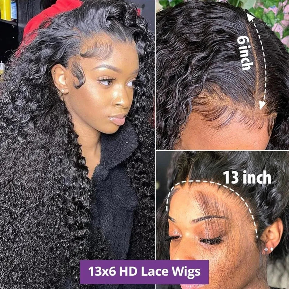 Deep Wave HD Lace Front Wig – 13x4 & 13x6