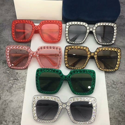 Retro Square Frame Sunglasses
